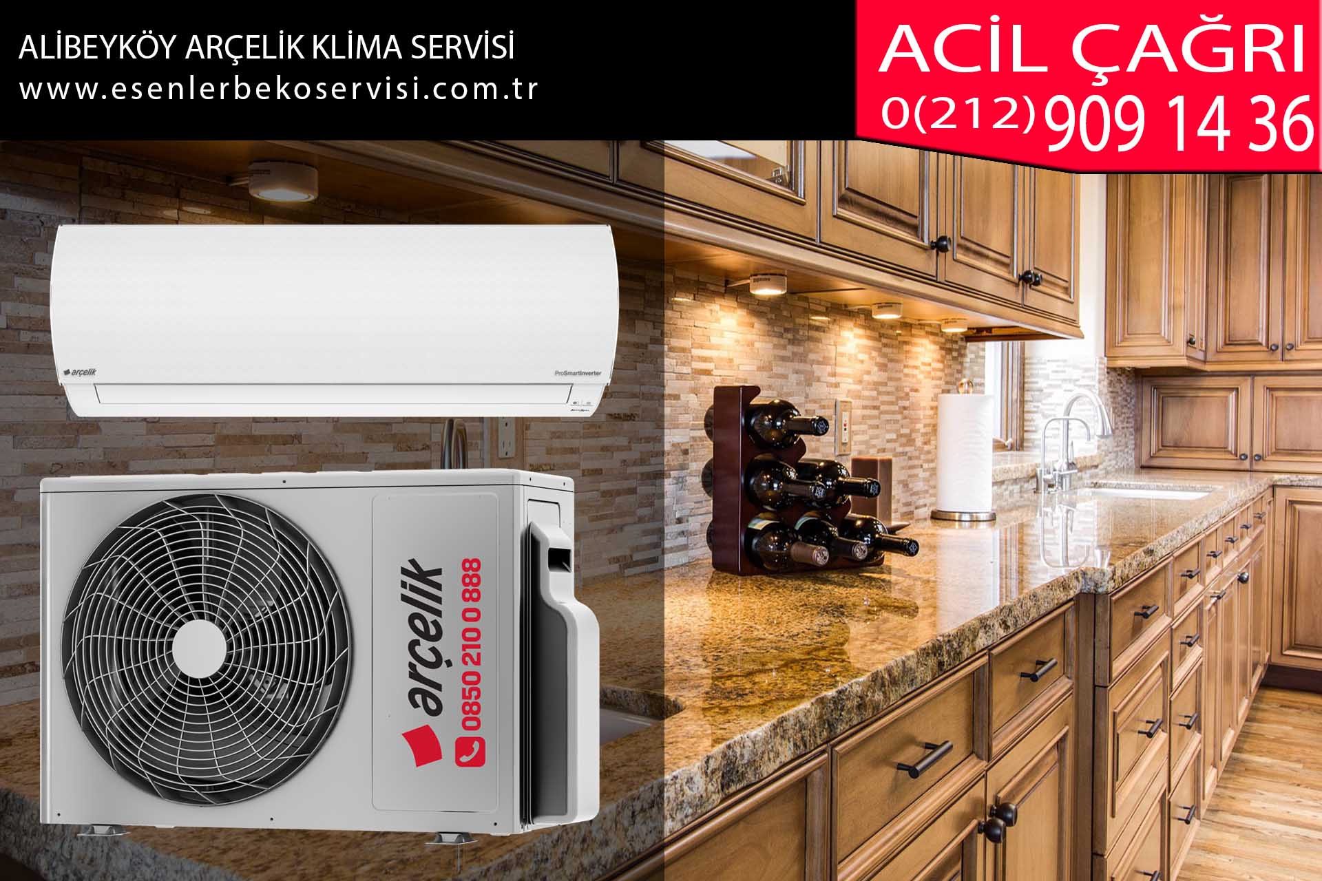 alibeyköy arçelik klima servisi