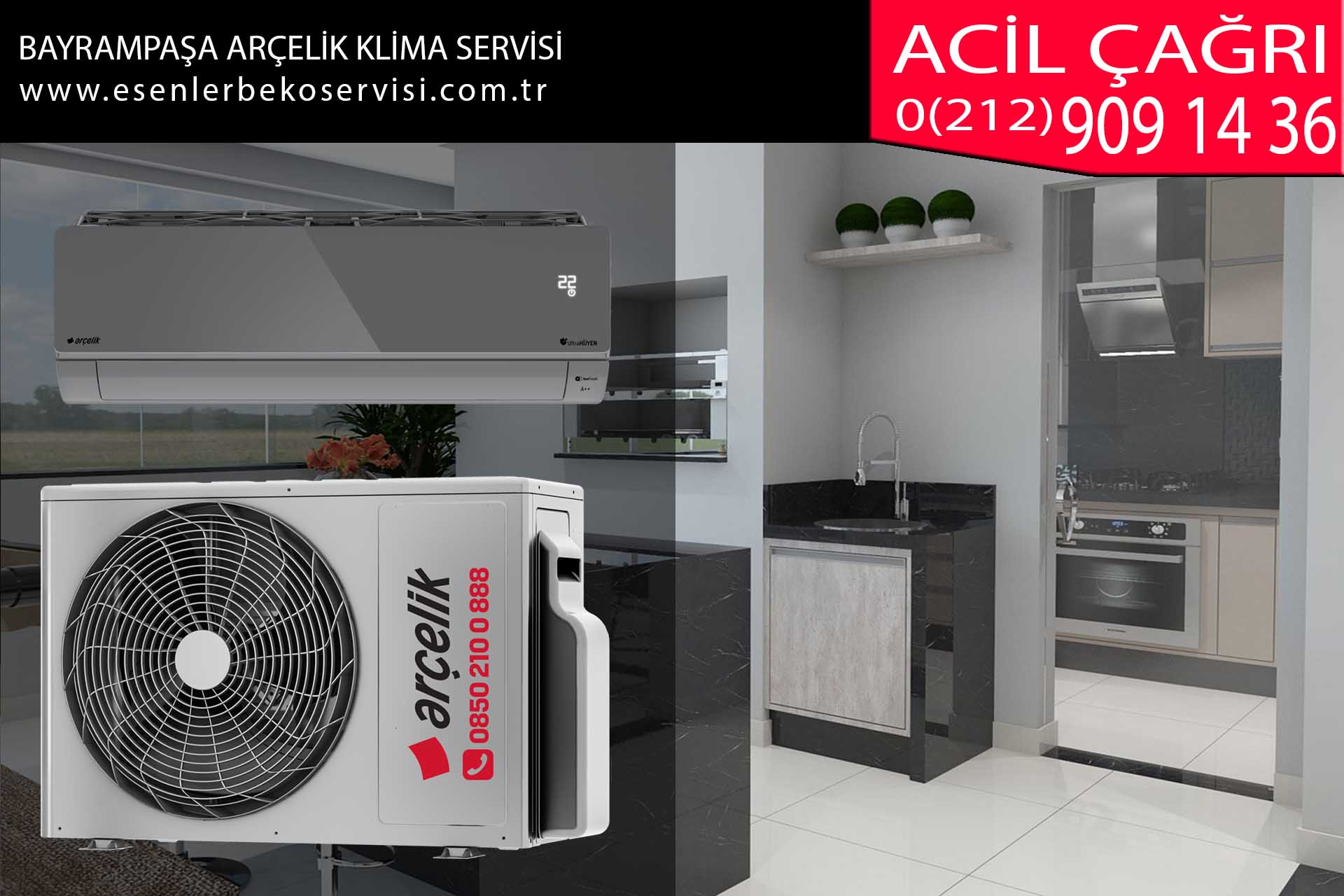 bayrampaşa arçelik klima servisi