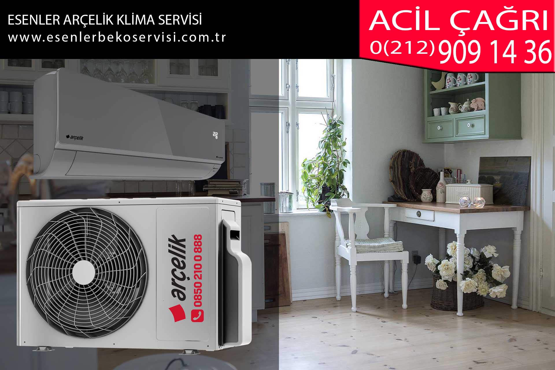 esenler arçelik klima servisi