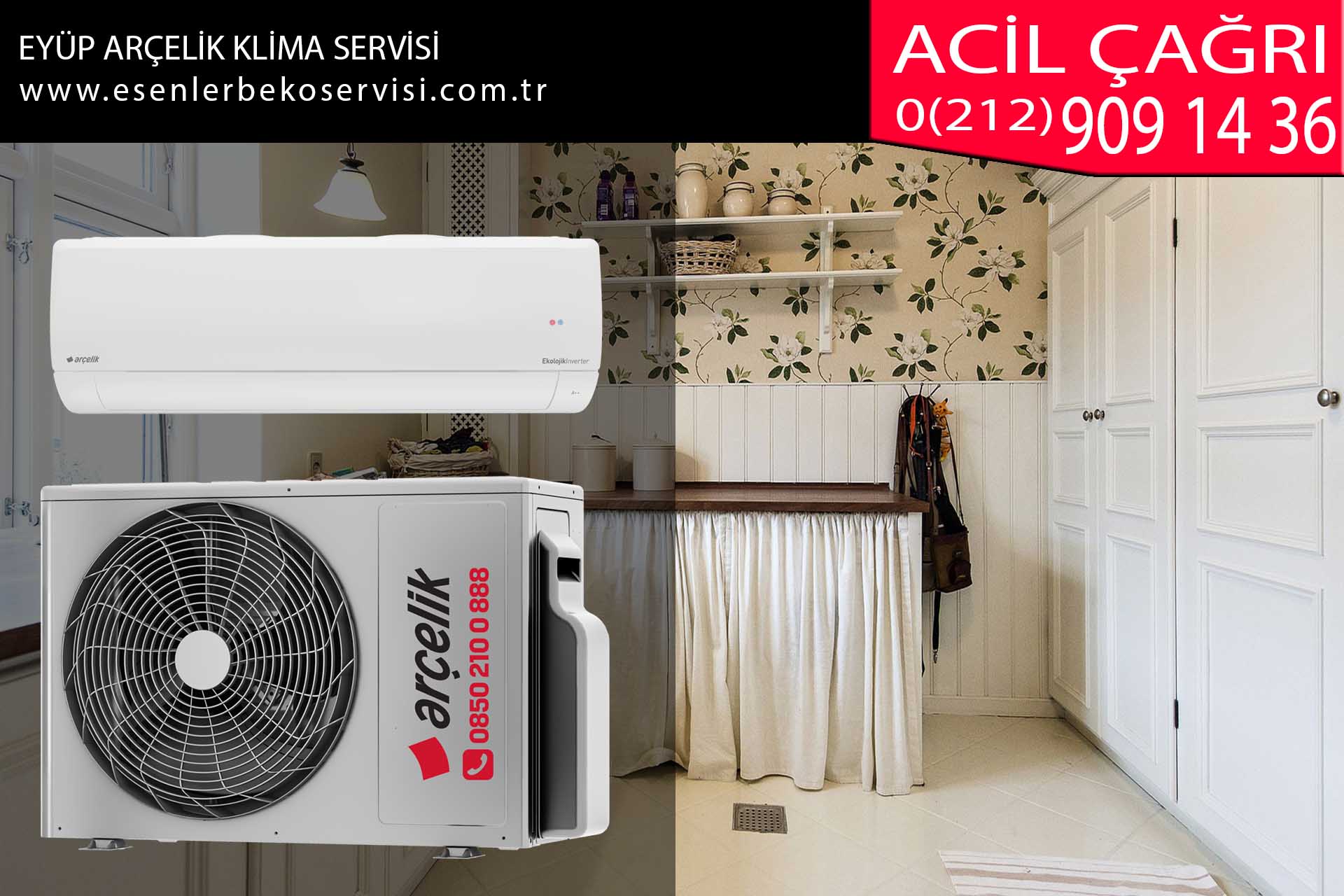 eyüp arçelik klima servisi
