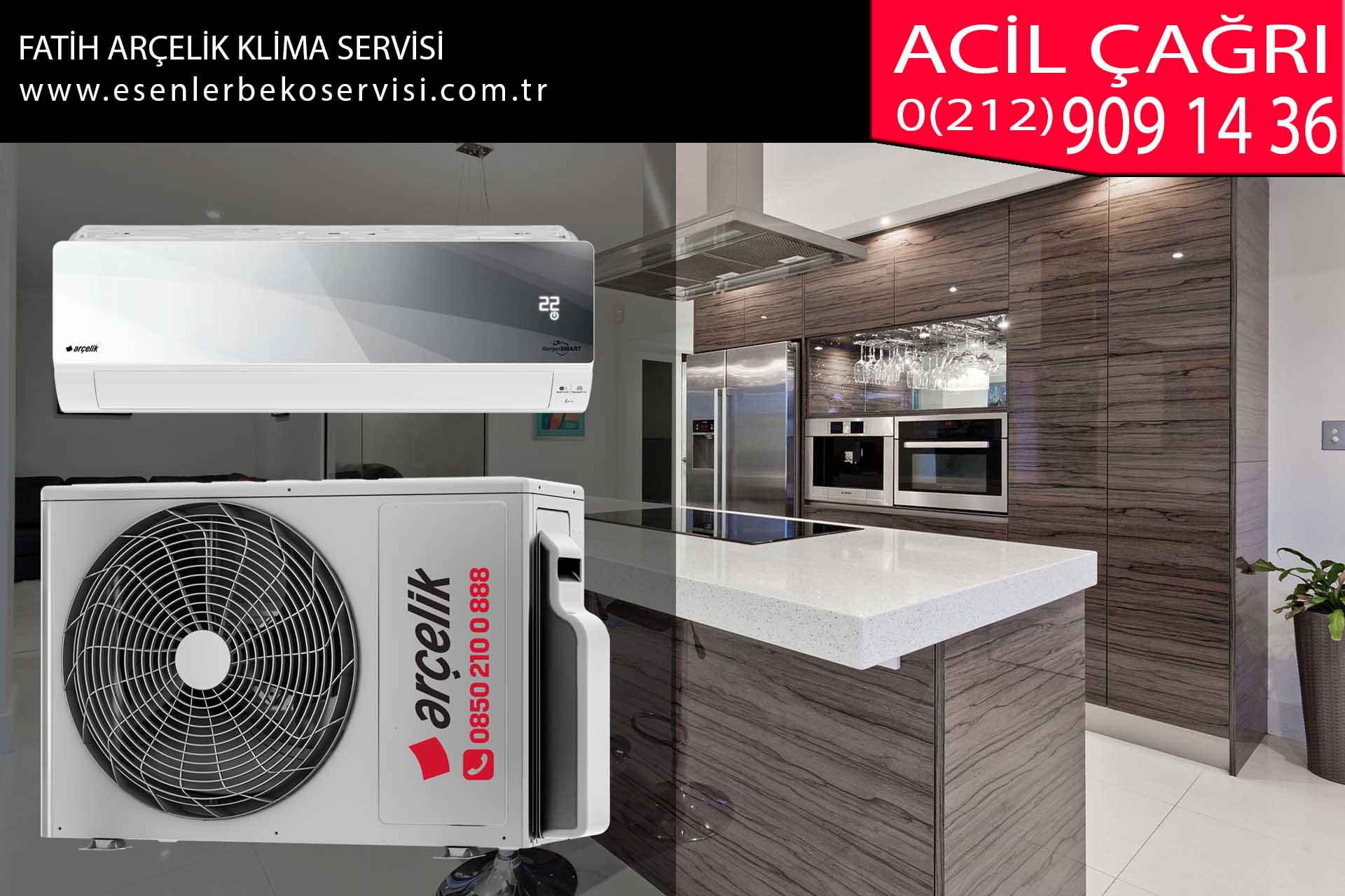 fatih arçelik klima servisi