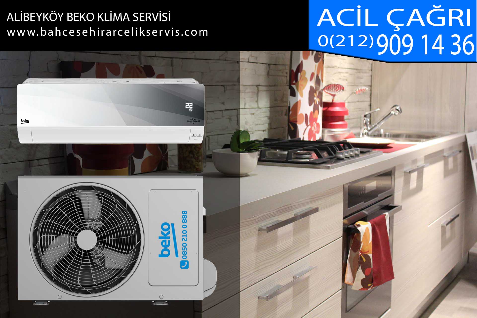 alibeyköy beko klima servisi