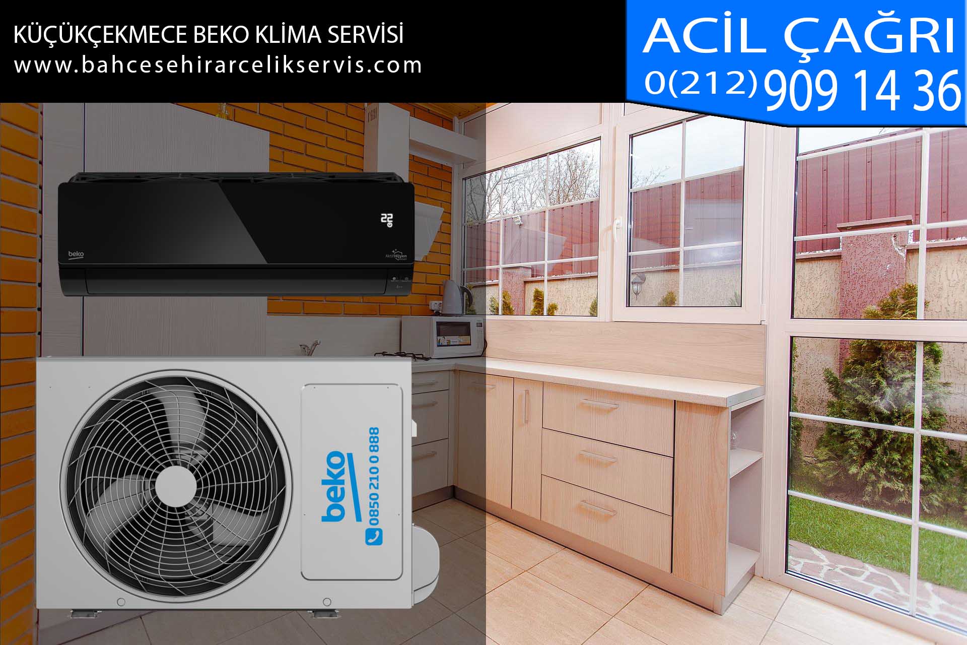 küçükçekmece beko klima servisi