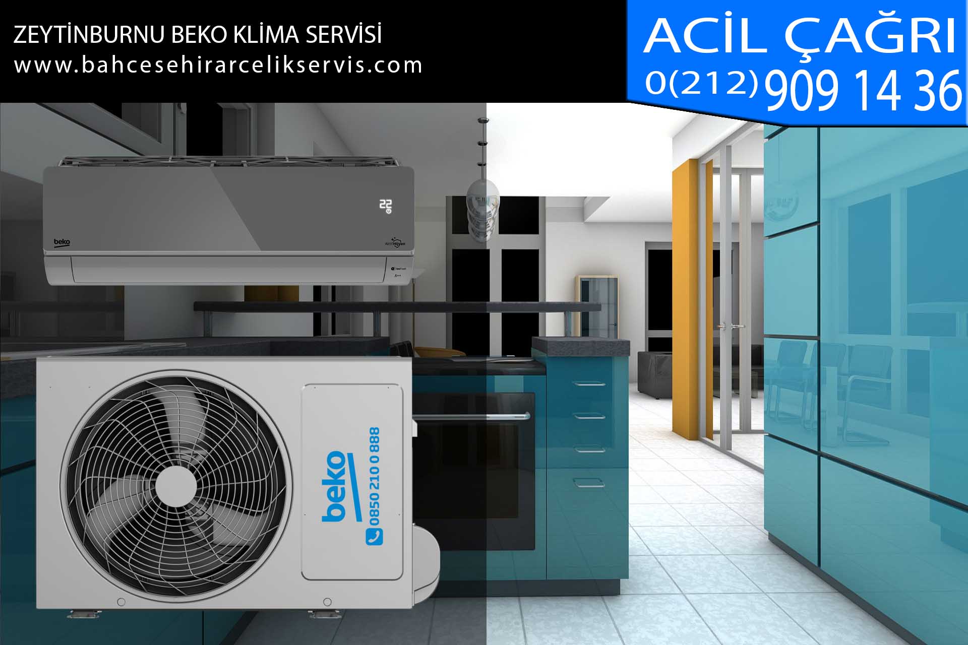 zeytinburnu beko klima servisi