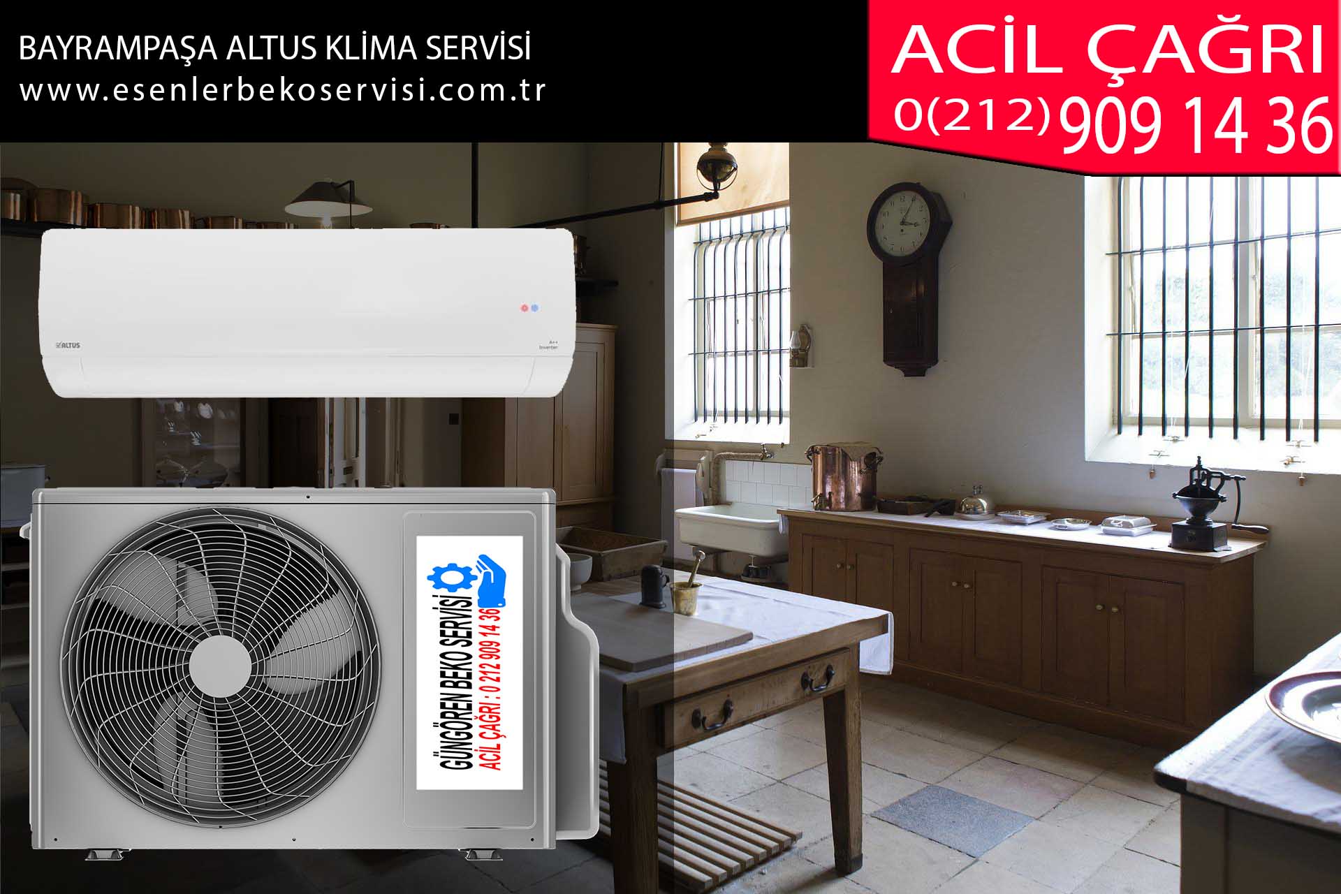 bayrampaşa altus klima servisi