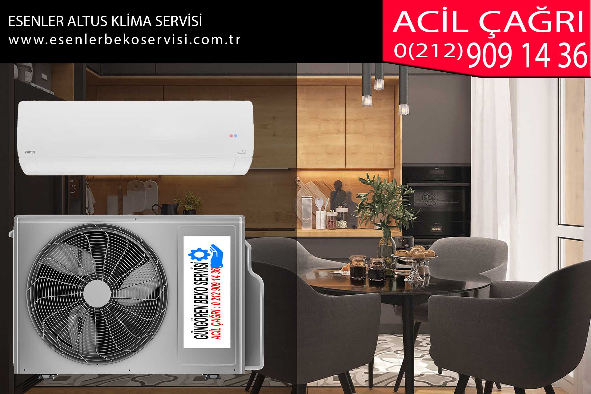 esenler altus klima servisi