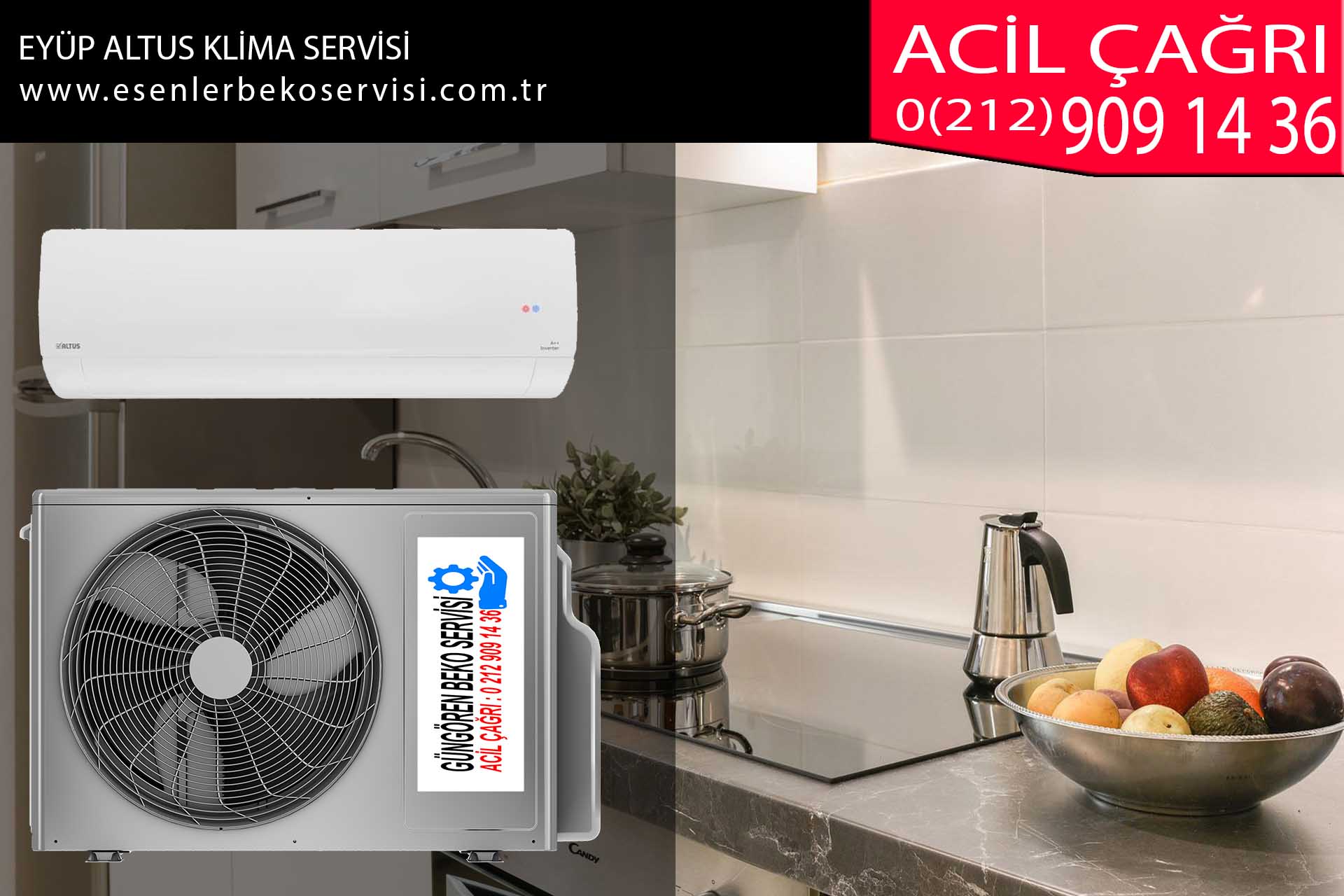 eyüp altus klima servisi