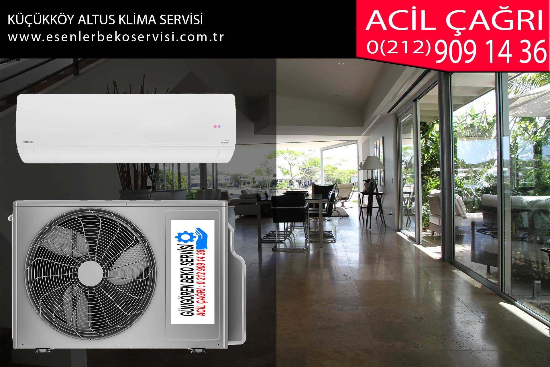 küçükköy altus klima servisi