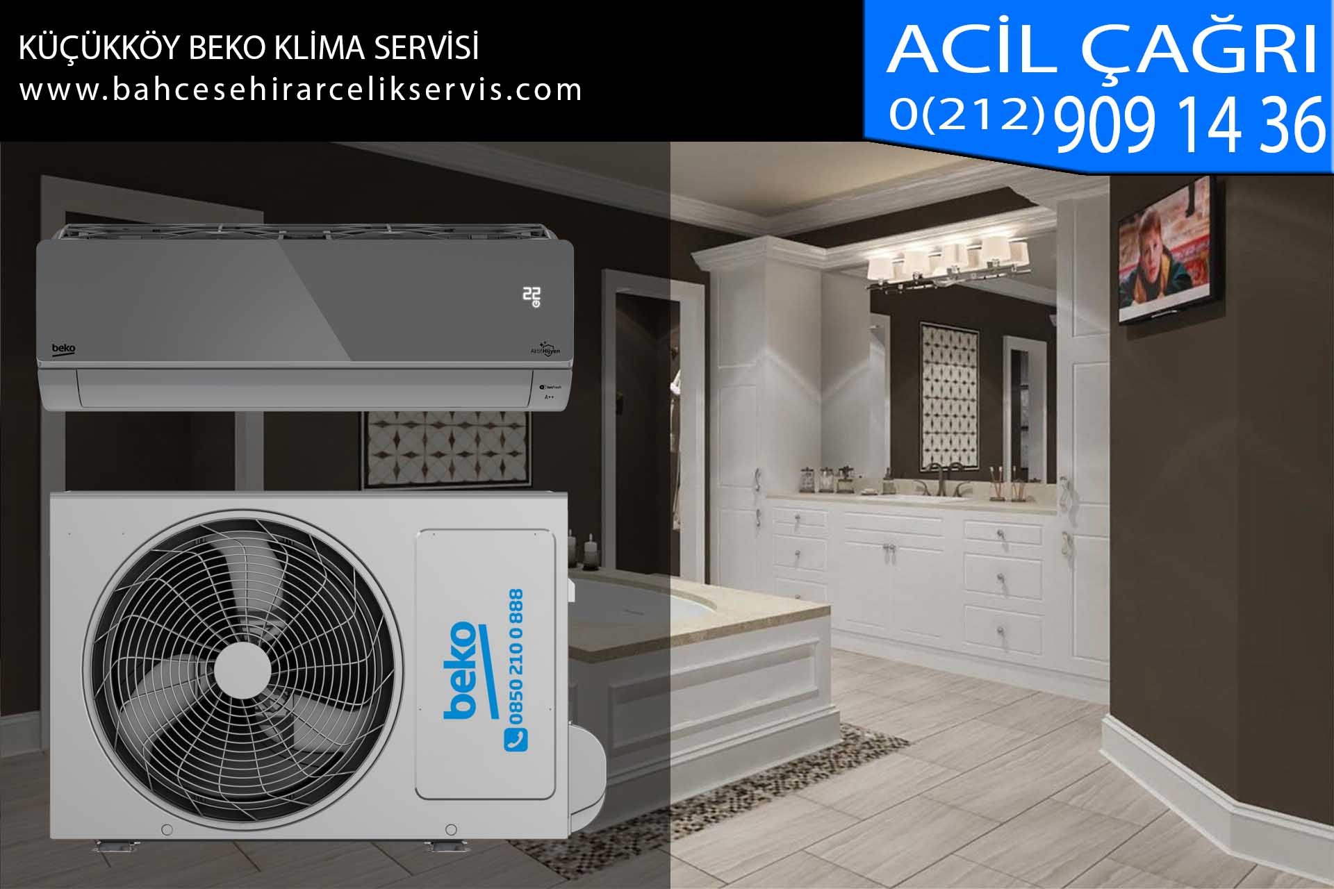 küçükköy beko klima servisi