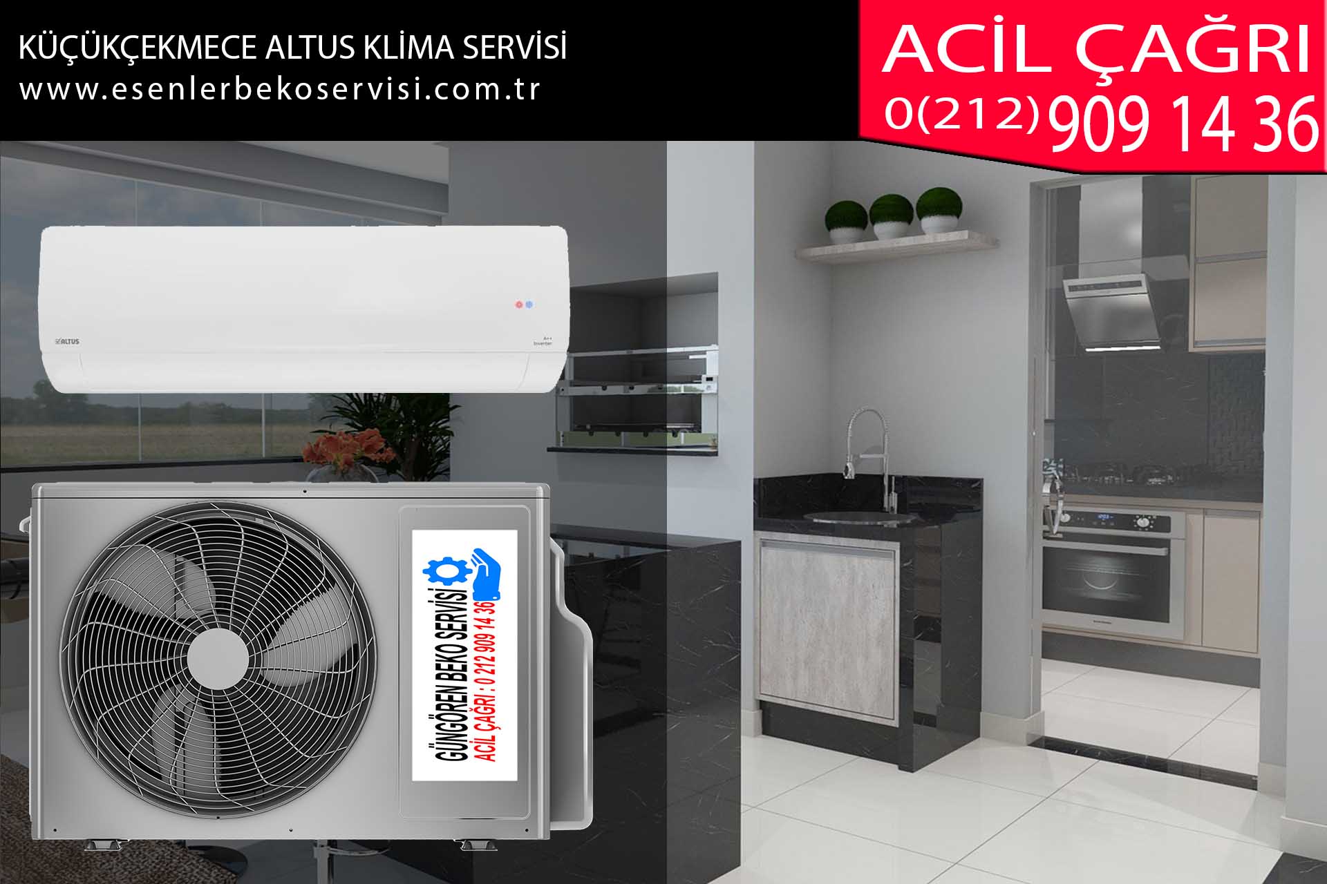 küçükçekmece altus klima servisi
