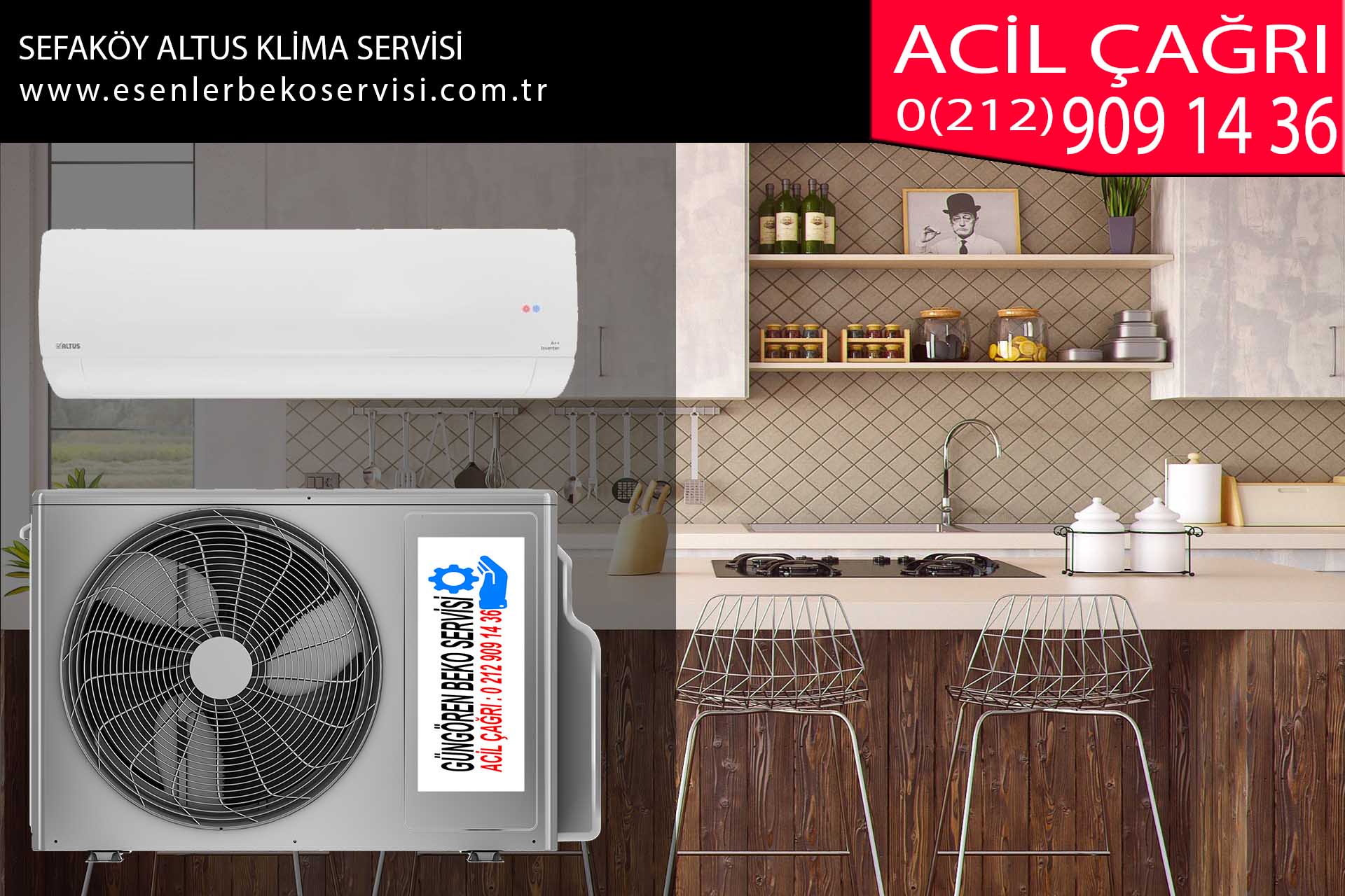sefaköy altus klima servisi