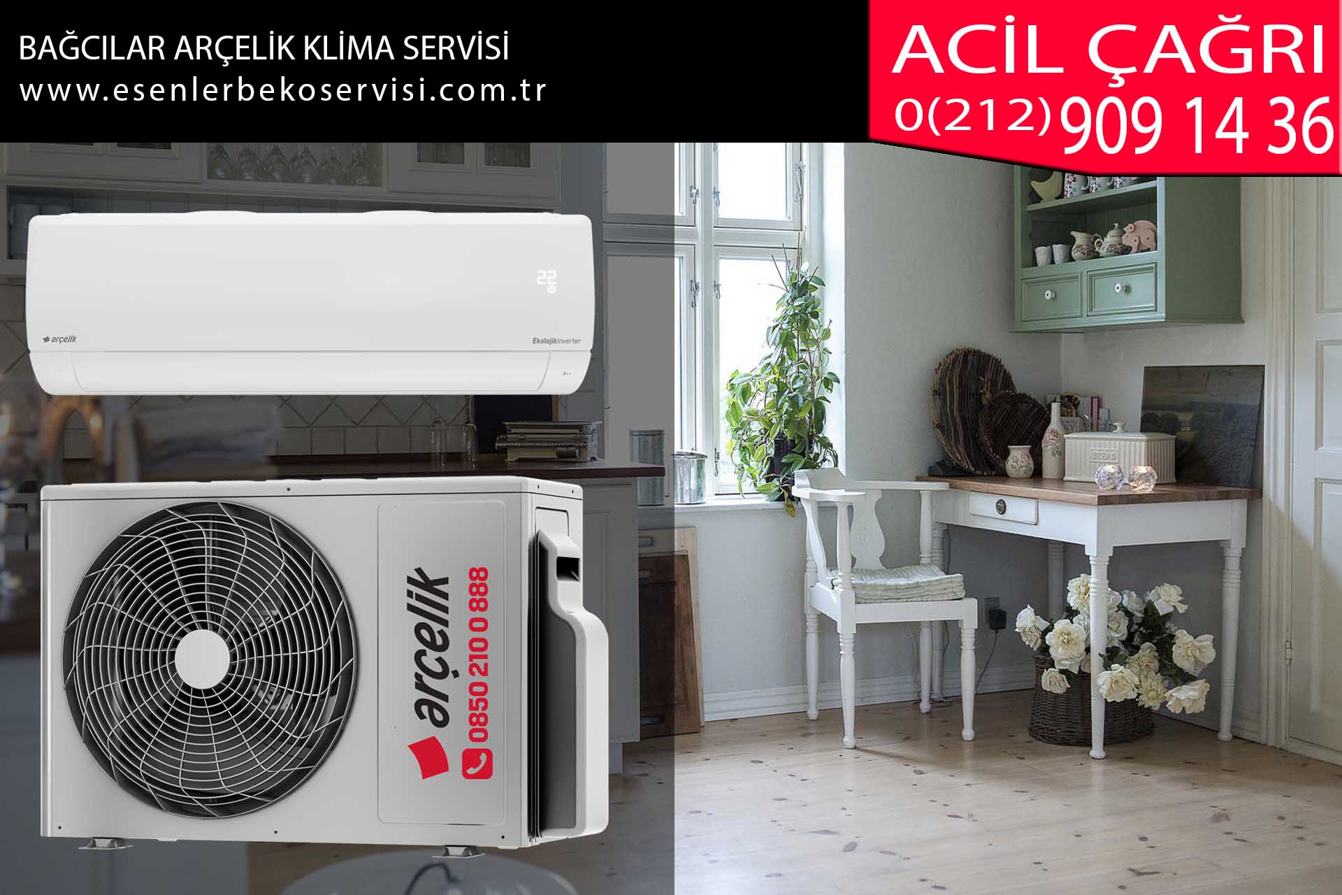 bağcılar arçelik klima servisi