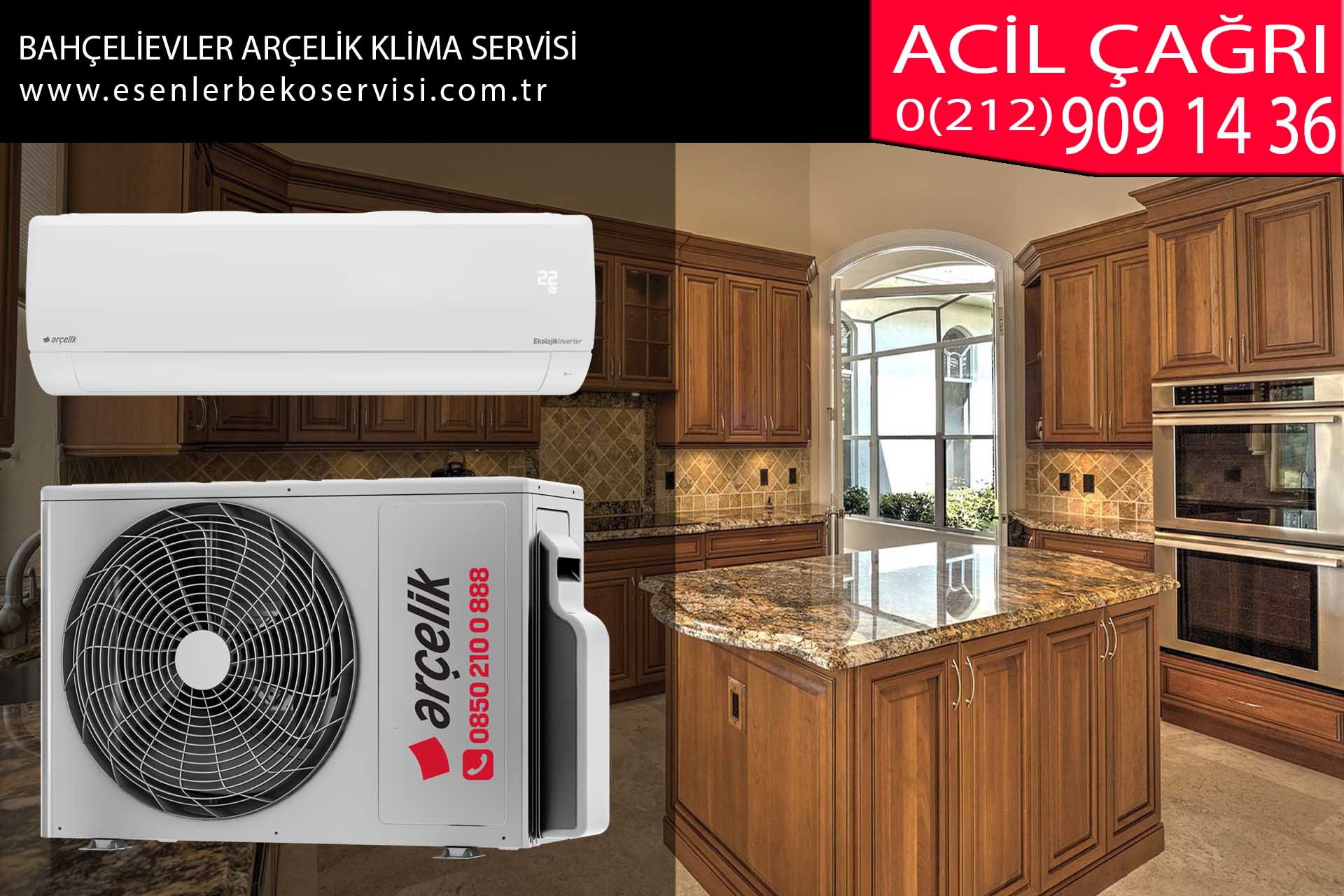 bahçelievler arçelik klima servisi