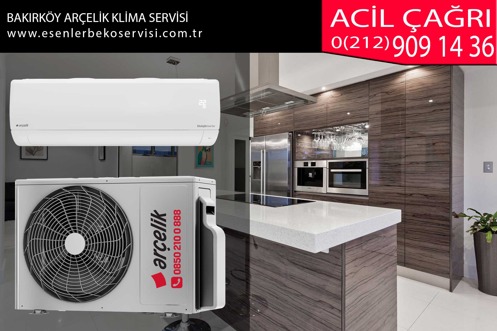 bakırköy arçelik klima servisi