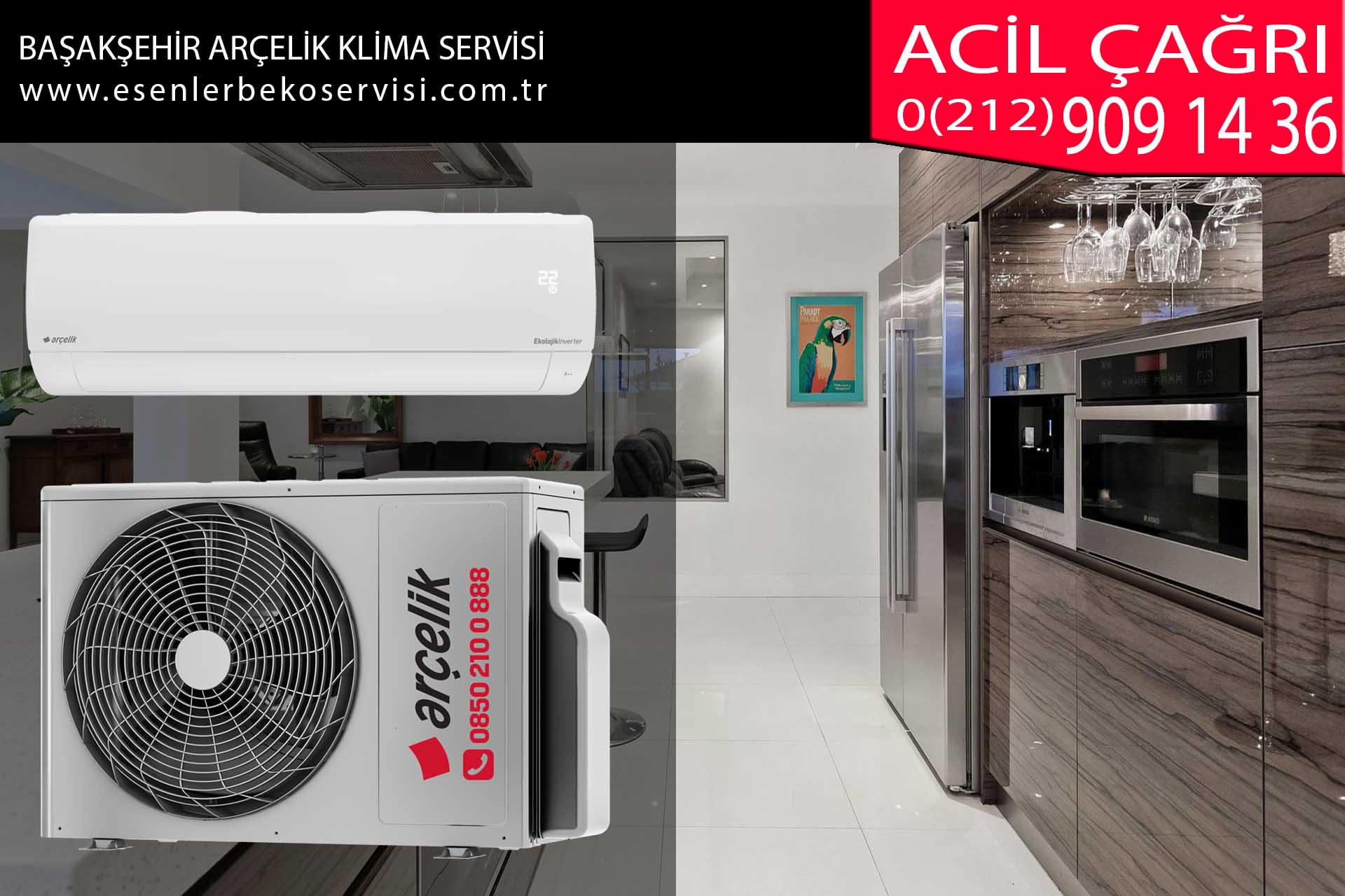 başakşehir arçelik klima servisi