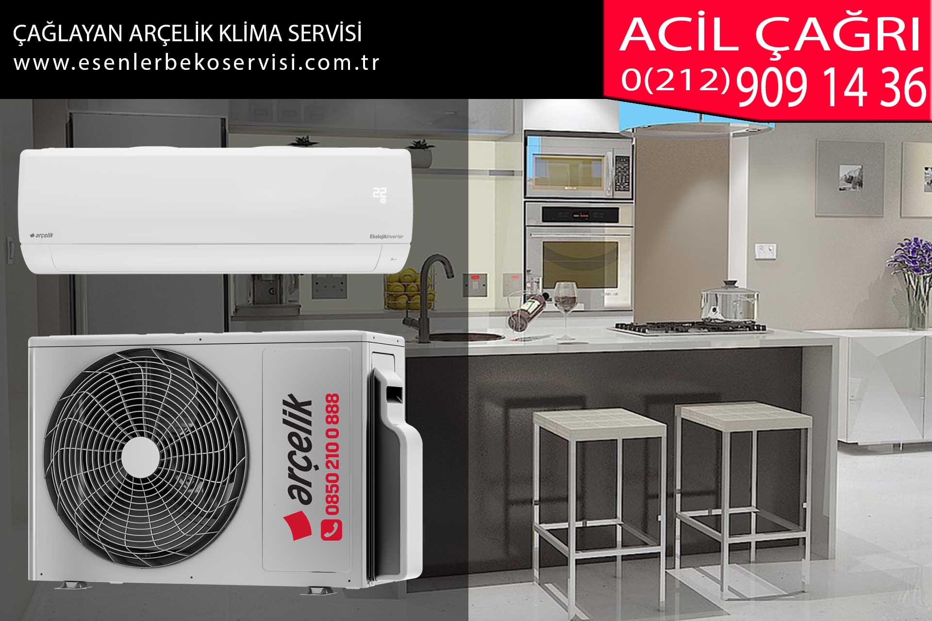 çağlayan arçelik servisi