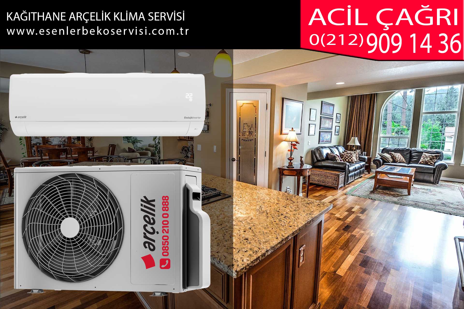 kağıthane arçelik klima servisi